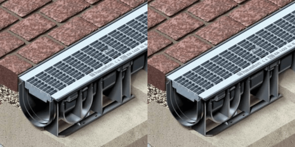 Role of channel drains in commercial production units