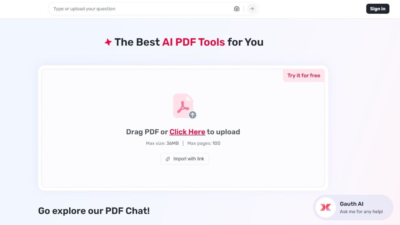 Maximize Your Learning Potential by Summarizing PDFs with Gauth